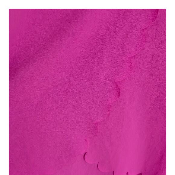 Marisol L Pink Sleeveless Top With Scalloped Heming Detail - Picture 3 of 7